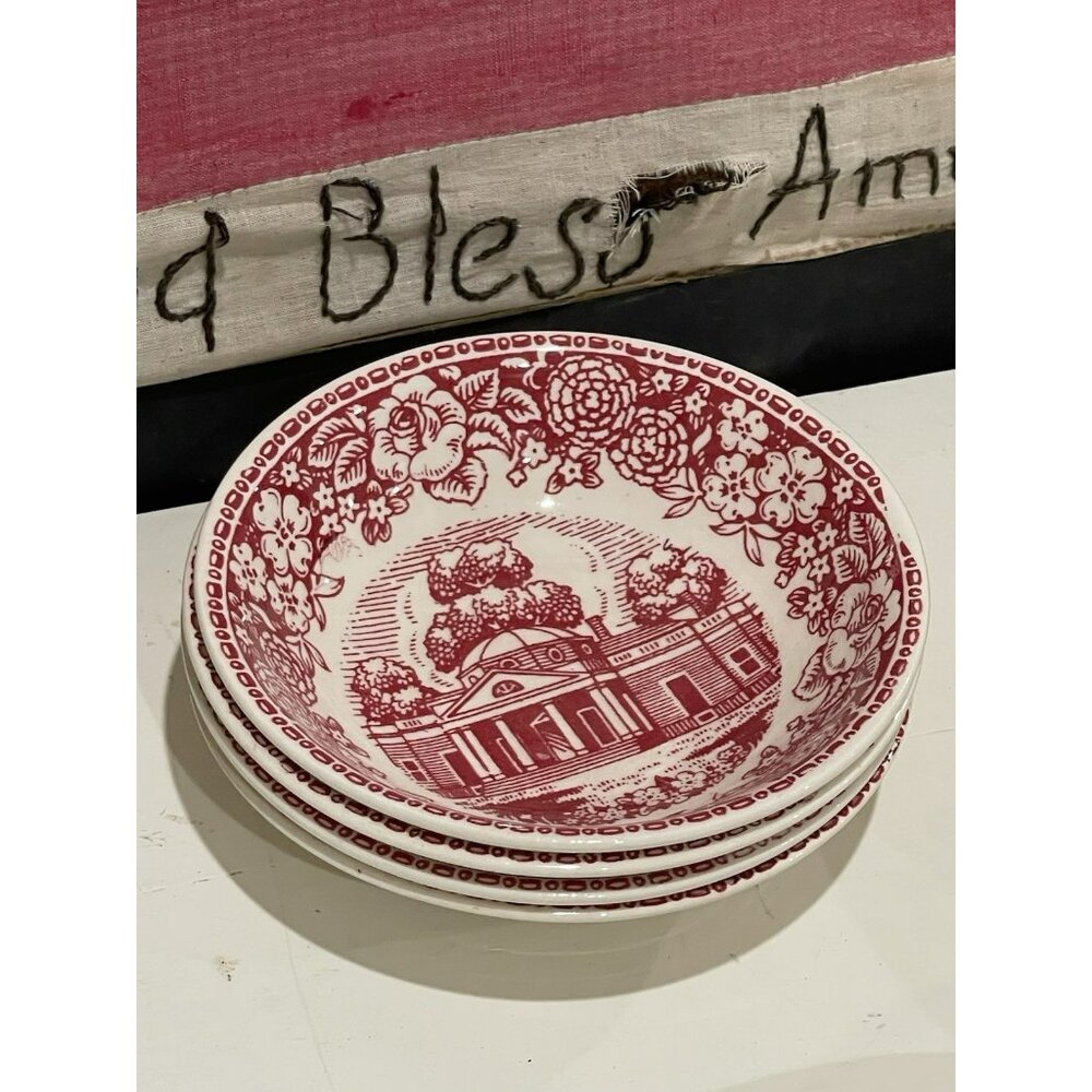 Monticello Berry Bowls MADE IN THE USA Homer Laughlin Set Of 3